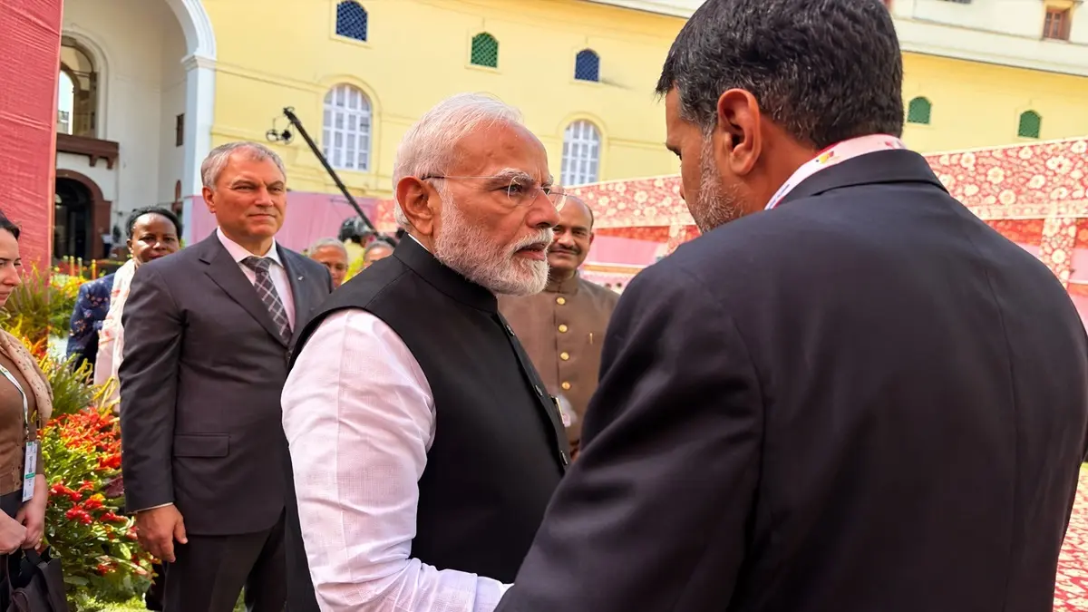 PM Modi, Jaishankar Hold Courtesy Calls with Iranian Parliamentary Representatives at BRICS Parliamentary Forum PM Modi, Jaishankar Hold Courtesy Calls with Iranian Parliamentary Representatives at BRICS Parliamentary Forum
