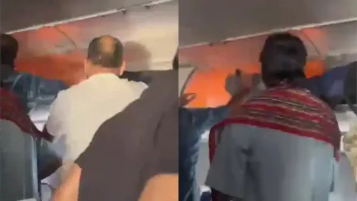 Power Bank Catches Fire On Delhi-Chennai IndiGo Flight, Plane Diverted To Hyderabad Powerbank Triggers Fire On Delhi-Chennai IndiGo Flight, Plane Diverted