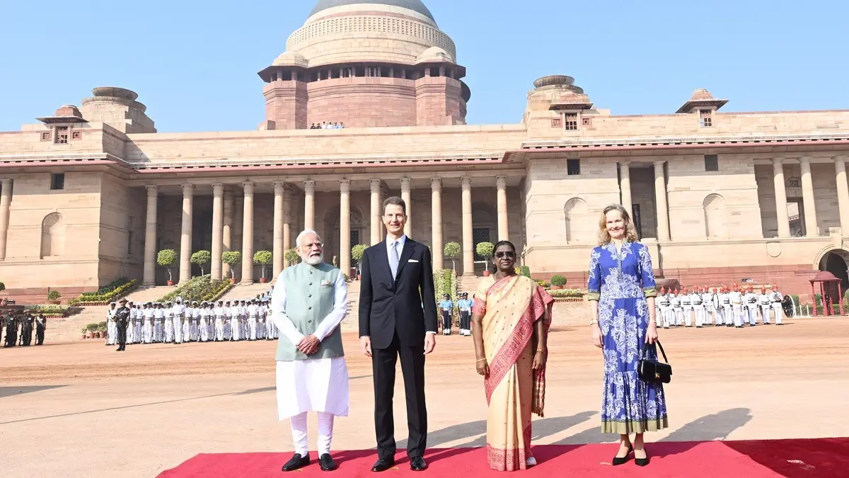 President Murmu Hosts Liechtenstein Prince Alois And Princess Sophie At Rashtrapati Bhavan Banquet, Pitches Partnership Under India-EFTA TEPA President Murmu Hosts Liechtenstein Prince Alois And Princess Sophie At Rashtrapati Bhavan Banquet, Pitches Partnership Under India-EFTA TEPA
