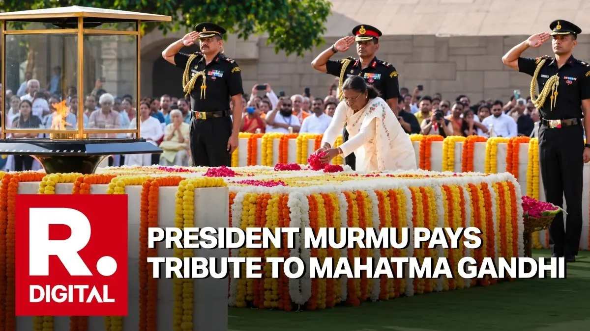 President Murmu, PM Modi Pay Tribute To Mahatma Gandhi; Remember Former PM Lal Bahadur Shastri's Legacy President Murmu pays trubute to Mahatma Gandhi