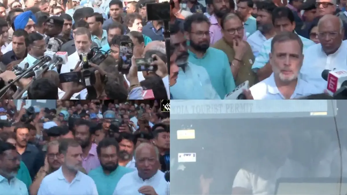 जंतर-मंतर पर भारी संख्या में पुलिस बल तैनात, ECI और SIR पर बवाल के बीच राहुल गांधी समेत INDI गठबंधन के नेताओं ने किया कूच, VIDEO Rahul Gandhi to lead protest at Jantar Mantar CEC