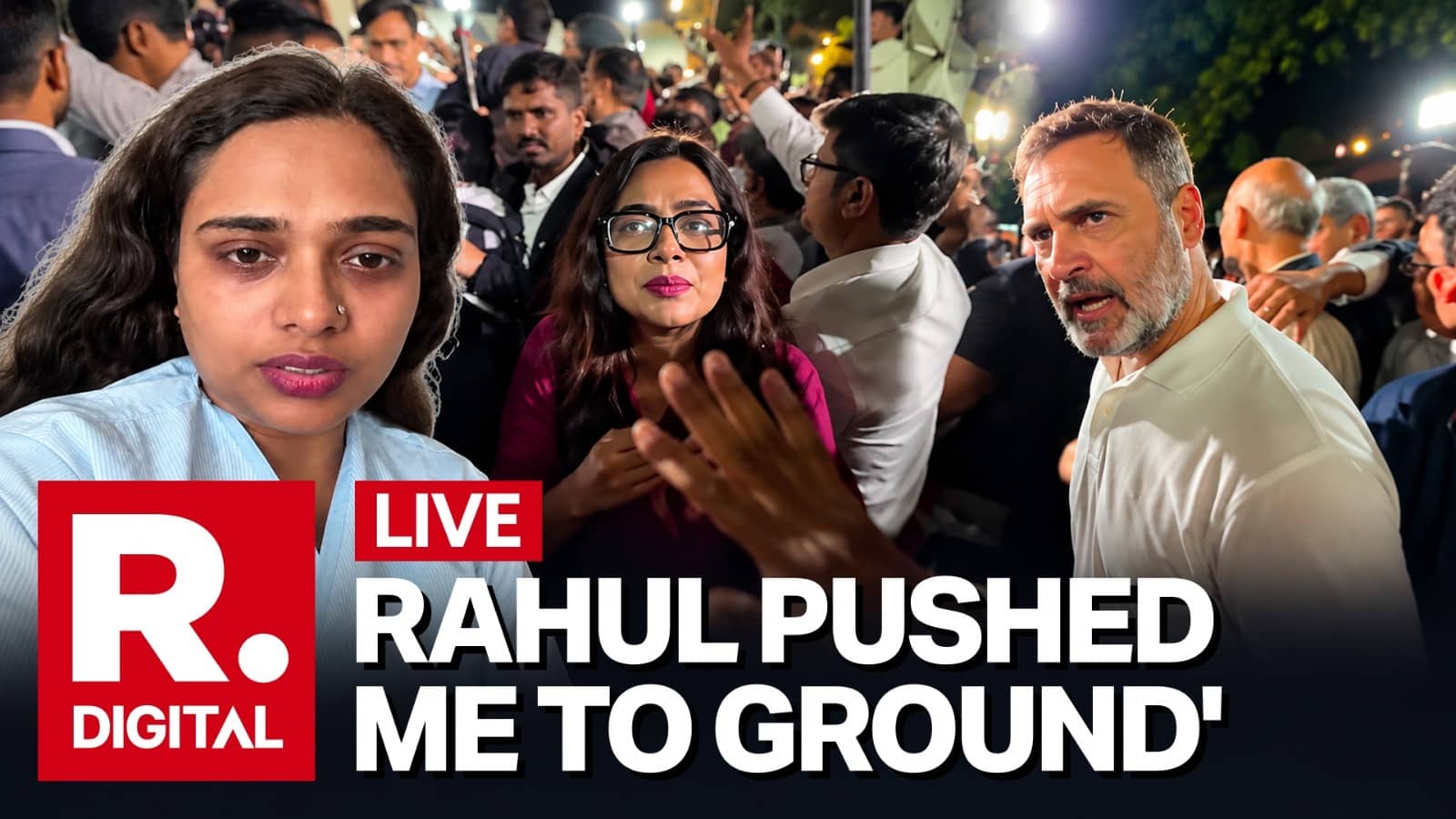 'Rahul Pushed Me': Pregnant Journalist Recounts Horror, Says She Felt Like She Was Being Lynched