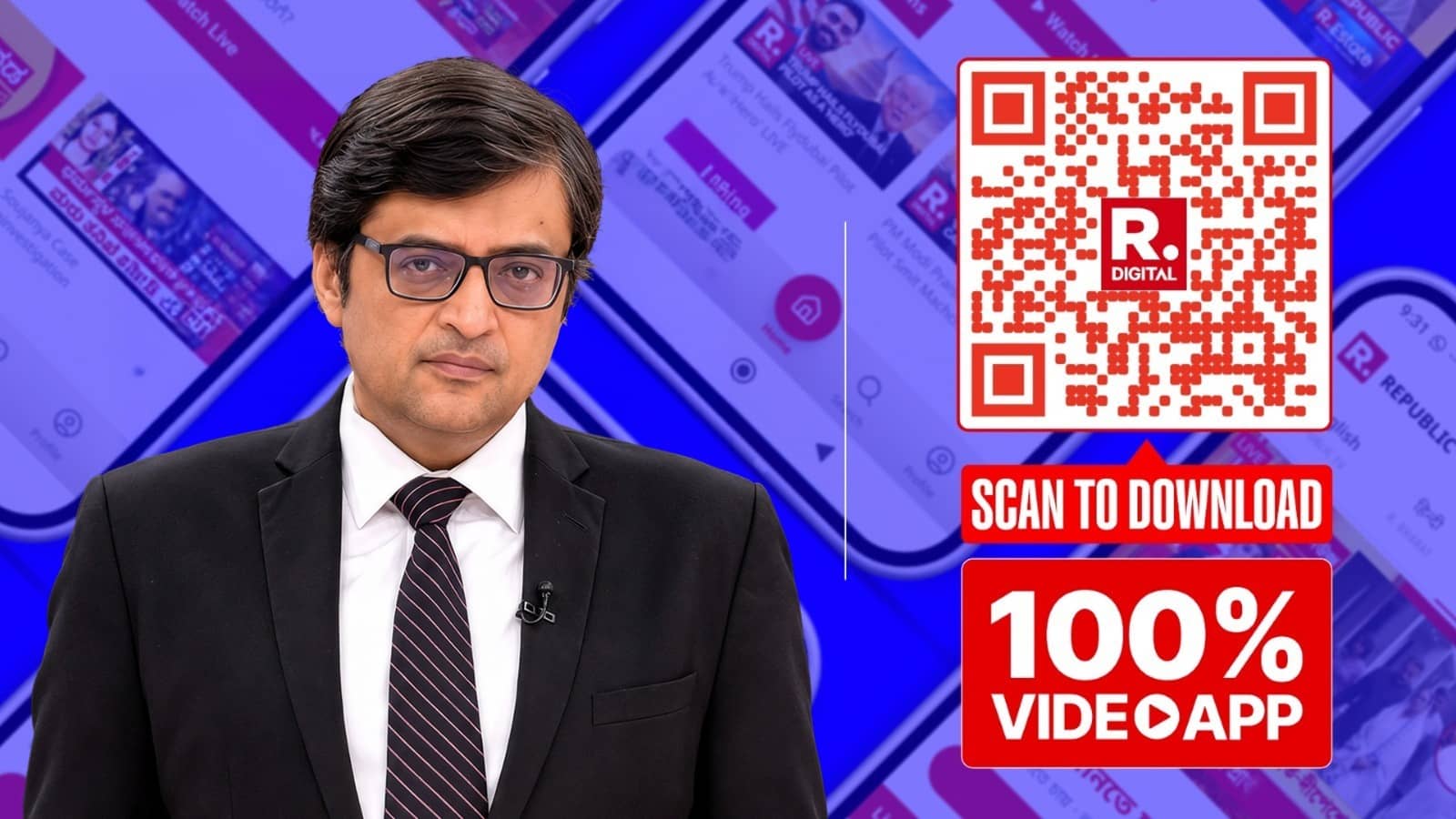 Republic launches India's First 100% Video News App, Unifying Live Streams, VOD And Shorts In HD, Urging Viewers To Cut The Algo And Come Direct.