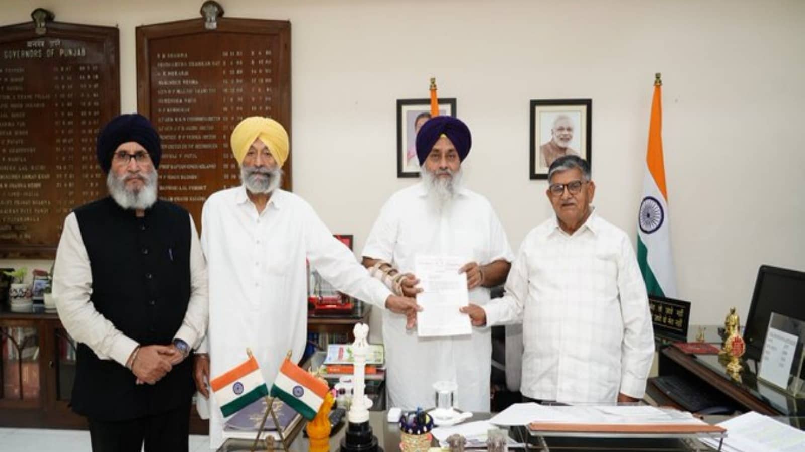 Shiromani Akali Dal President Sukhbir Badal Seeks Punjab CM Bhagwant Mann’s Dismissal