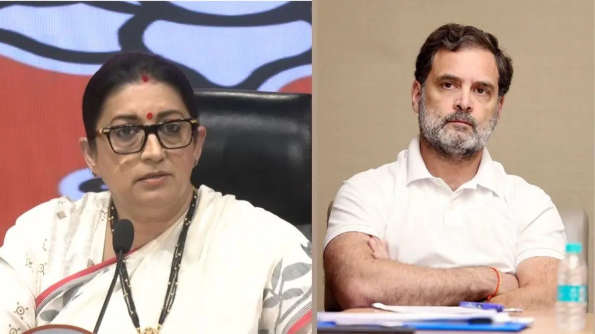 'राहुल अकेले अपने दम पर चुनाव लड़ने में भी सक्षम नहीं हैं, वो देश में लोकतंत्र पर धावा बोलने के लिए 14 पार्टियों का सहयोग...', स्मृति ईरानी का हमला Smriti Irani hit out Rahul Gandhi incapable of contesting election on his own strength over delhi sir and cec protest