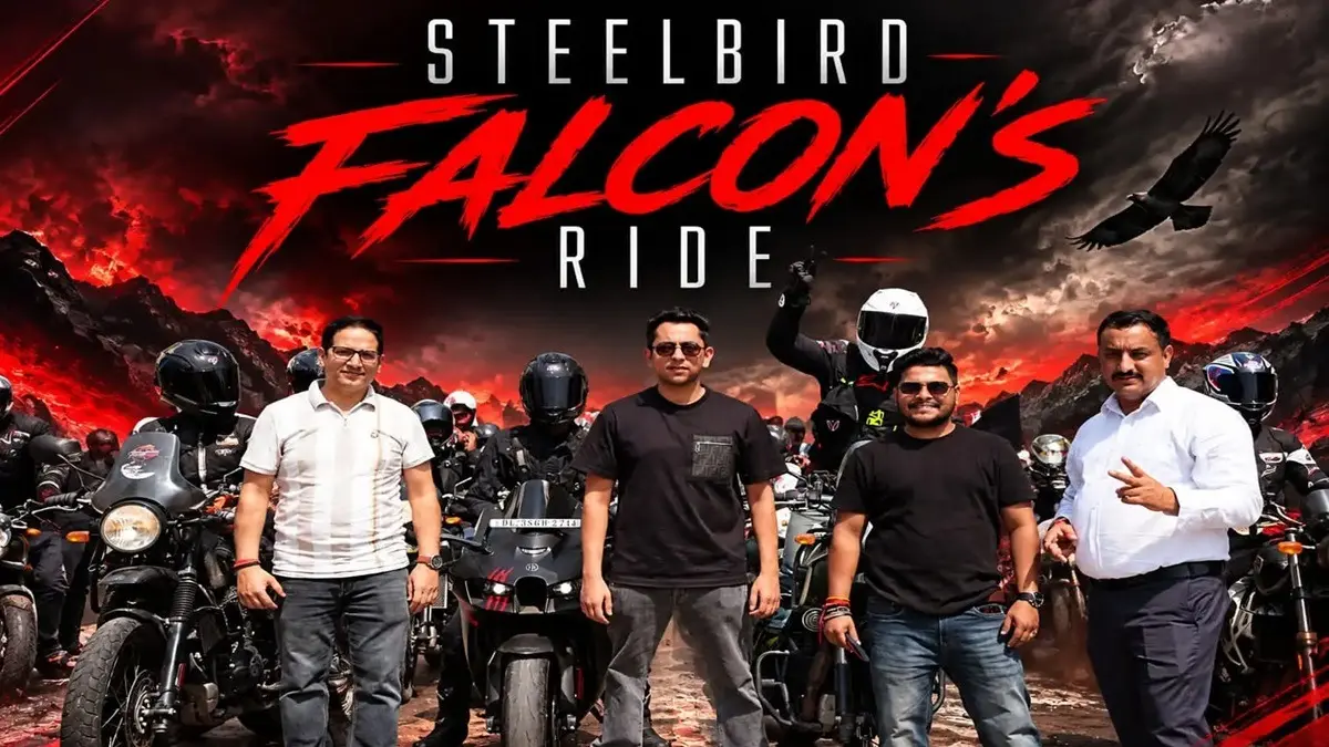 Steelbird Helmets’ Falcon’s Ride Concludes After Conquering Umling La, Challenging Himalayan Terrain Steelbird Helmets’ Falcon’s Ride Concludes After Conquering Umling La, Challenging Himalayan Terrain