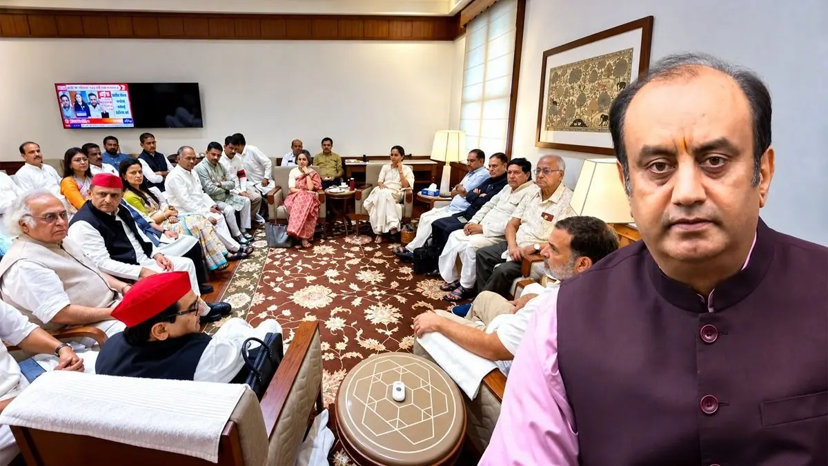 'राहुल गांधी के विदेश दौरे के बाद हर बार सरकार बदलने की चर्चा क्यों, कभी हाइड्रोजन बम तो कभी सुनामी...', BJP का INDI गठबंधन पर हमला Sudhanshu Trivedi slams opposition over 'regime change' remarks