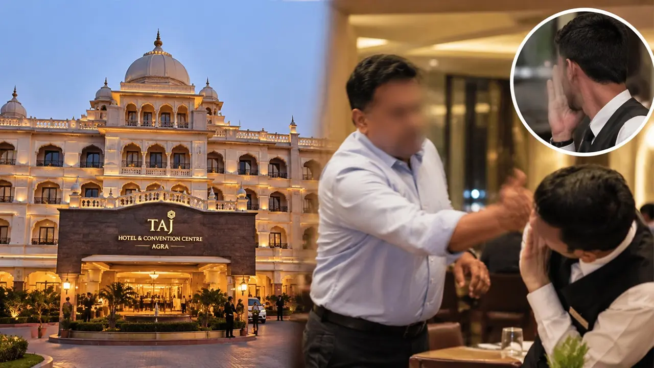 Taj Hotel in Agra Lifetime-Bans Guest Who Slapped Waiter Over English Language Mix-Up Taj Hotel in Agra Lifetime-Bans Guest Who Slapped Waiter Over English Language Mix-Up
