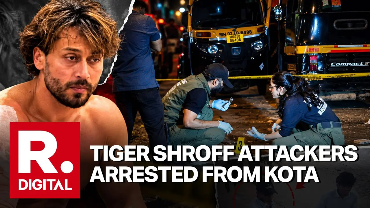 Tiger Shroff Firing Case: Juvenile Among Three Accused Arrested in Kota, 2 Suspected of Being Shooters in Attack Tiger Shroff Firing Case: All Three Accused Arrested in Kota, Rajasthan