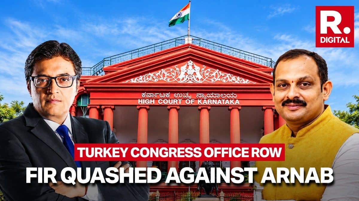 Turkey Office Row: Karnataka High Court Quashes Case Against Arnab, Says Abuse Of Process Of Law