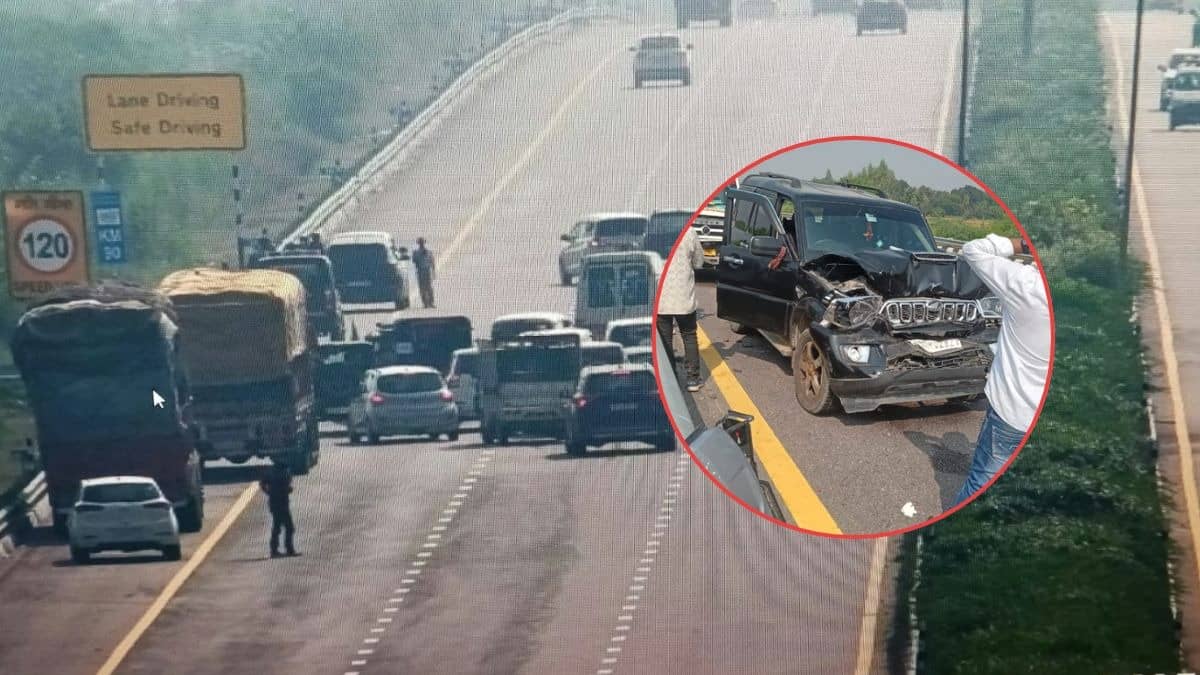 Vehicles in Rahul Gandhi's convoy collided with each other