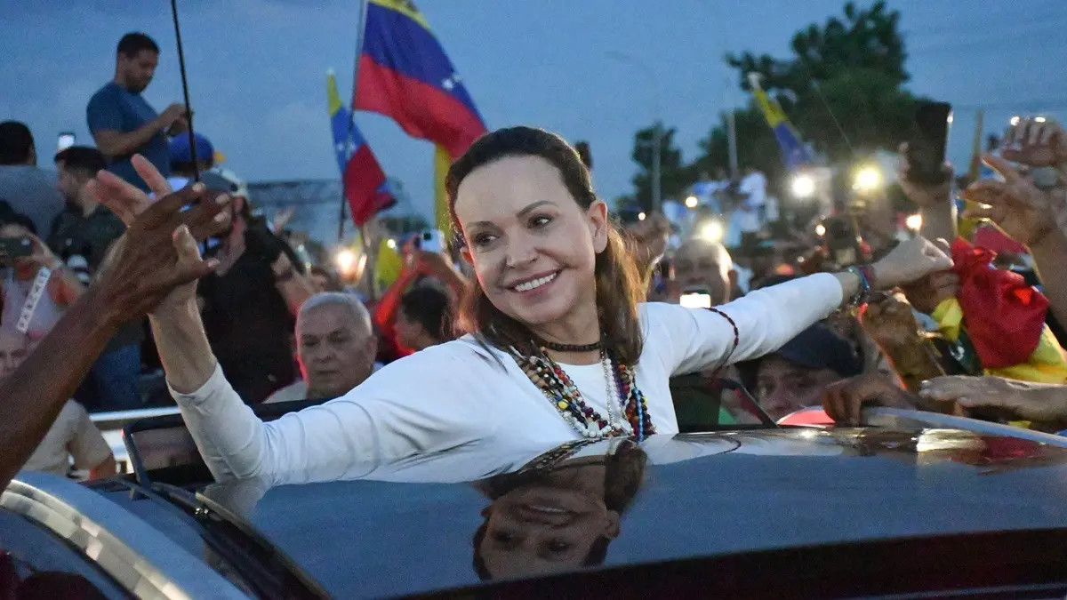 Venezuela Opposition Leader Machado Returns After Year In Exile, US Says Safe Return Due To Reconciliation Talks Venezuela Opposition Leader Machado Returns After Year In Exile, US Says Safe Return Due To Reconciliation Talks