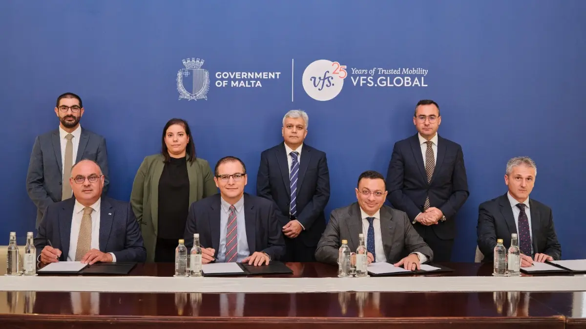 VFS Global & Government of Malta Sign a Joint Declaration to Advance Mobility, Citizen Services and Skills Development VFS Global, Malta Sign Joint Pact to Expand Visa and Citizen Services