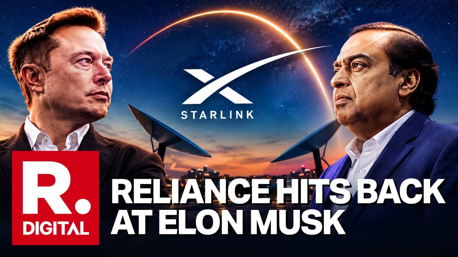 'Welcomes Competition': Reliance Hits Back at Musk Over Starlink Licence