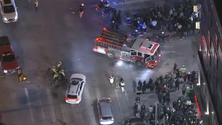 3 injured by car driven into a crowd in Philadelphia after Eagles playoff game