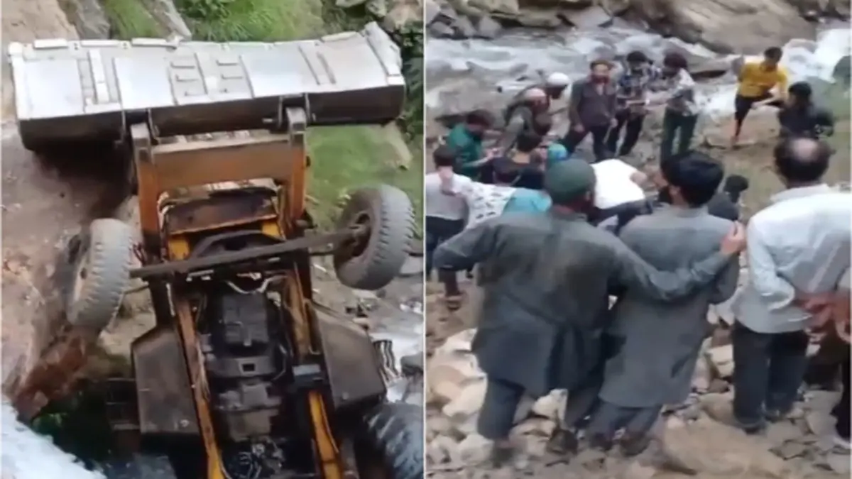 3 killed after JCB tractor plunges into deep gorge on Dachhan-Kishtwar Road