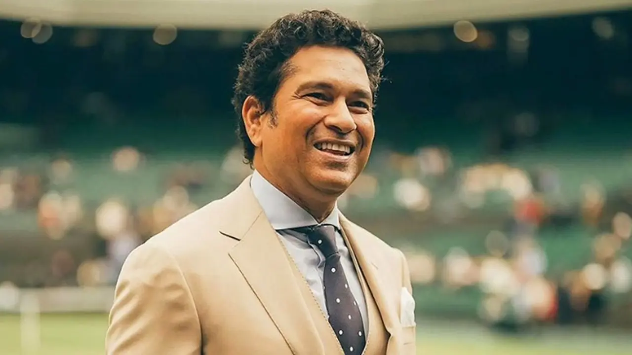 Indian cricket legend Sachin Tendulkar Shines in tennis tournament