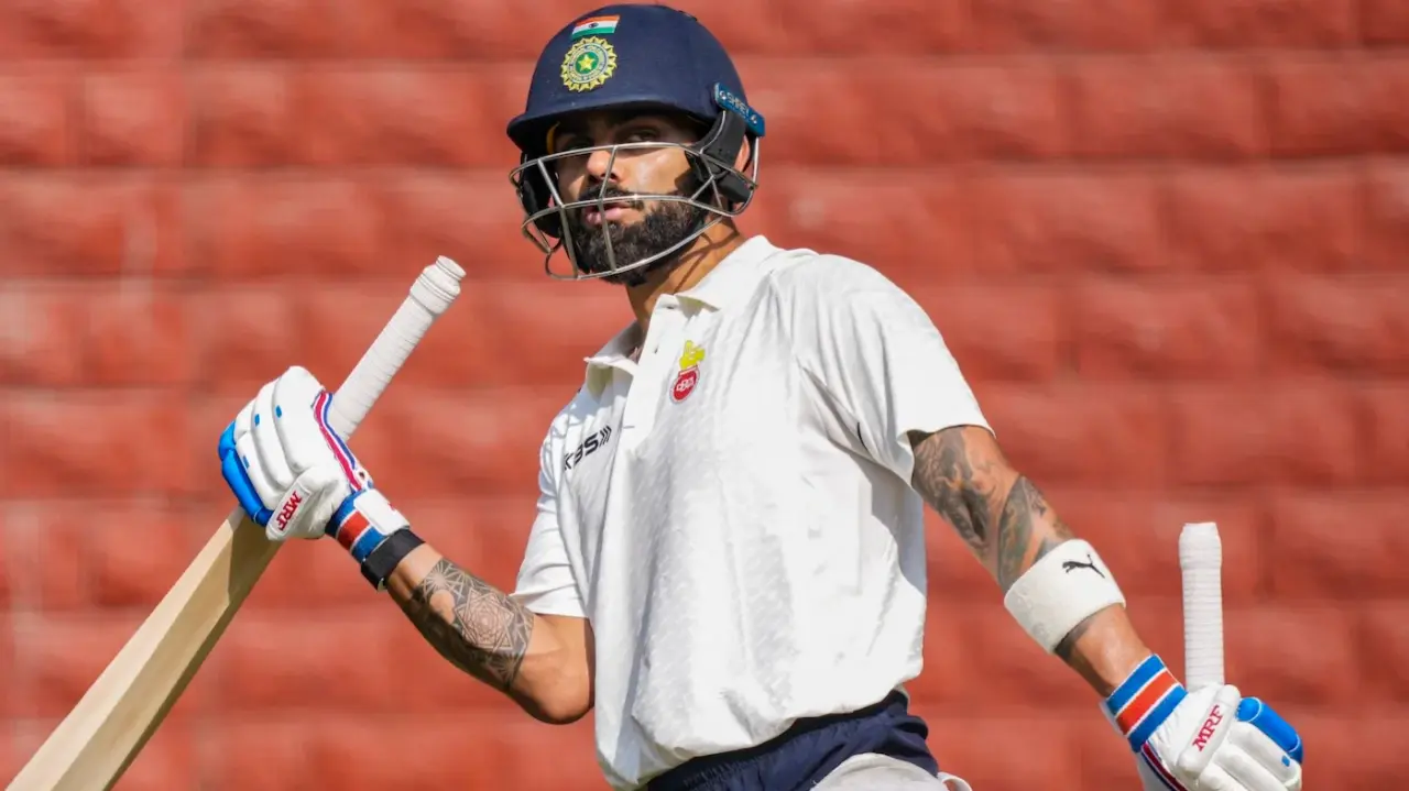 Virat Kohli ahead of the Delhi vs Railways Ranji Game