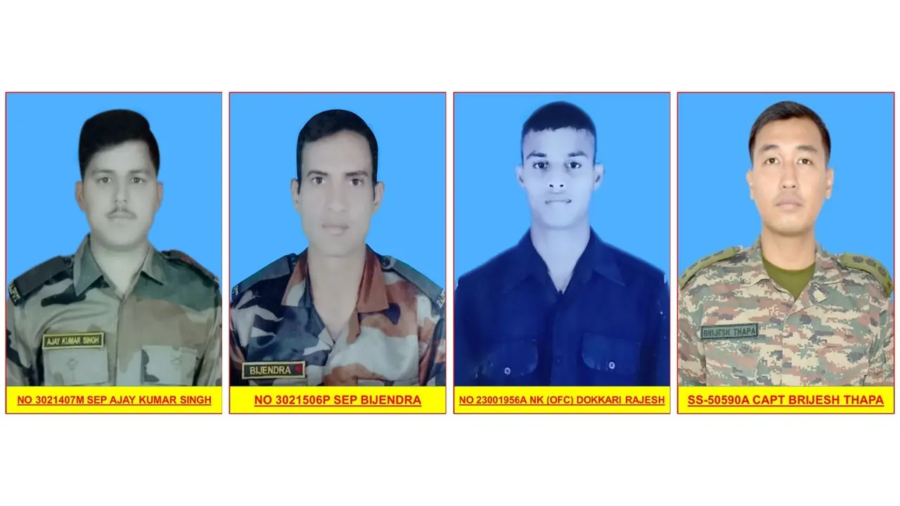 4 brave sons who sacrificed their lives in Doda terrorist attack