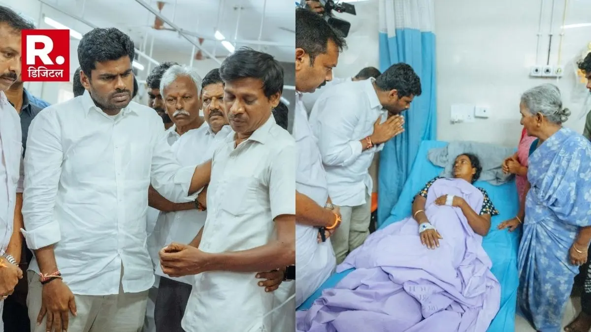 40 people have died so far in the Karur Stampede Tragedy K. Annamalai visits the injured