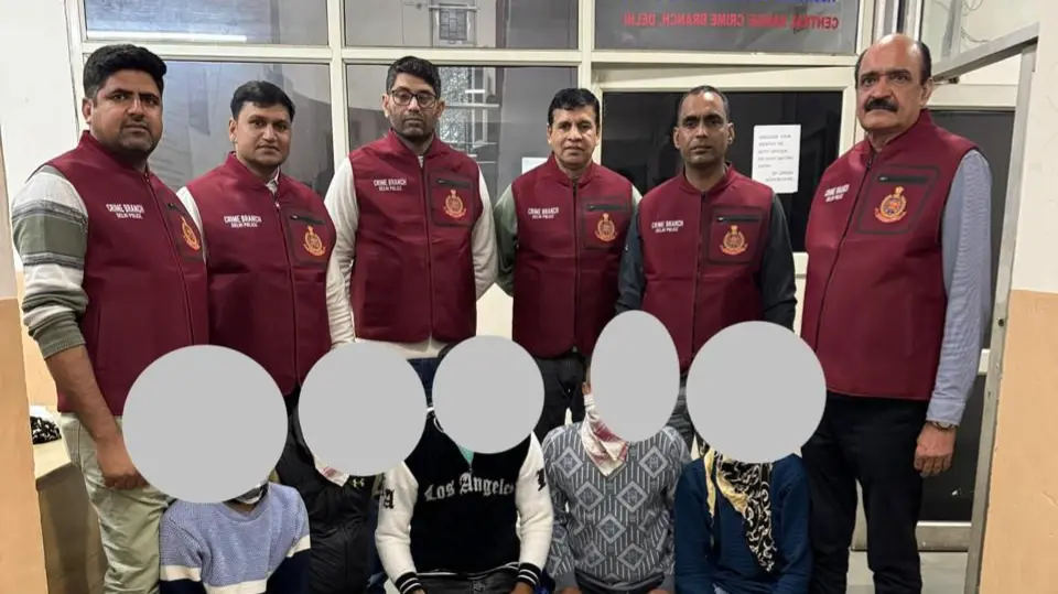 5 wanted criminals of Jammu Khauf Gang arrested from Delhi