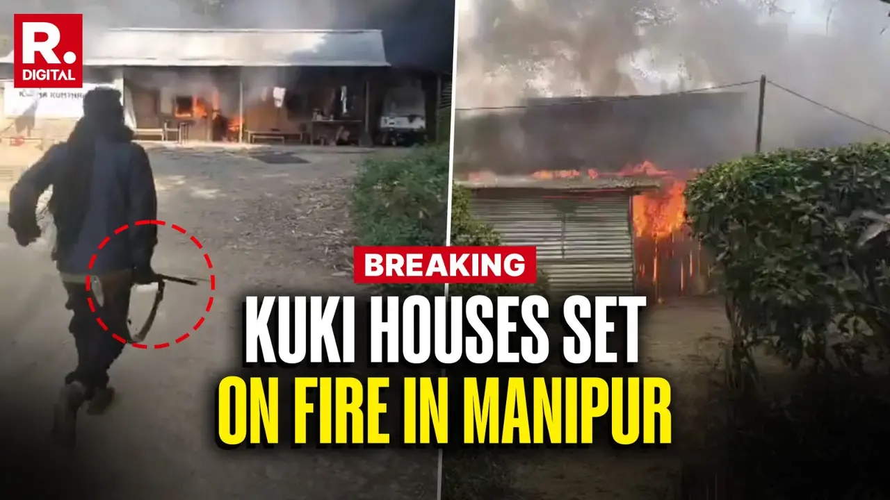 7 Houses Of Kuki Residents Burnt Down In Manipur