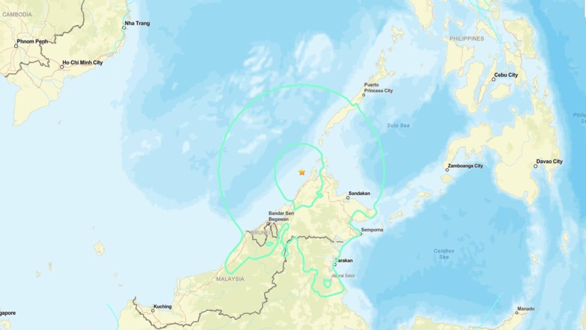 7.1 Magnitude Earthquake Hits Malaysia's Sabah State, No Tsunami Warning Issued