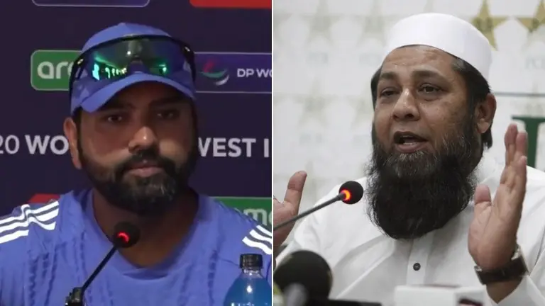 Rohit Sharma and Inzamam-ul-Haq