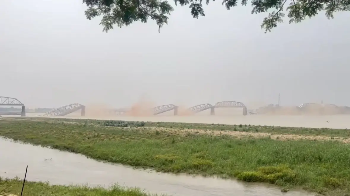 7.7 Magnitude Rocks Myanmar: Iconic Ava Bridge in Mandalay collapses into the Irrawaddy River. 