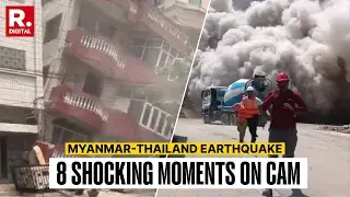 8 Shocking Moments of the Myanmar-Thailand Earthquake Captured on