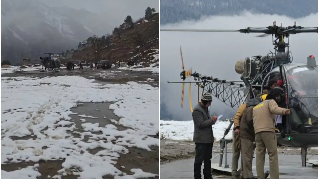 85-Year-Old Paralysed Woman Rescued By IAF After Heavy Snowfall Blocks Himachal Road 85-Year-Old Paralysed Woman Rescued By IAF After Heavy Snowfall Blocks Himachal Road