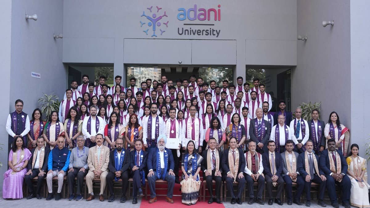 republicworld.com - Abhishek Tiwari - 87 Postgraduates, Including 3 Medalists, Receive Degrees At Adani University's Second Convocation