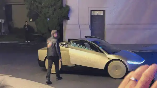 Behind the Wheel: Elon Musk Experiences Tesla's Self-Driving Taxi | VIDEO