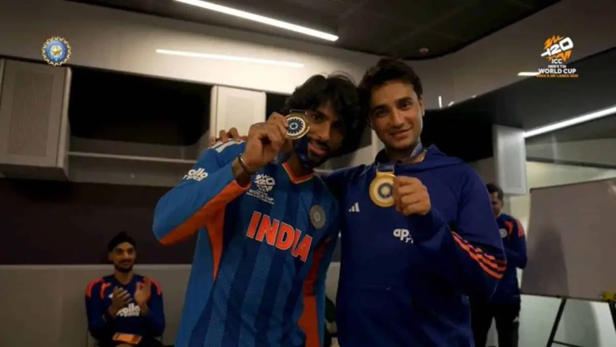 WATCH | Abhishek Sharma, Tilak Varma Bag BTS Impact Players Medal After Heroics vs Zimbabwe in T20 WC Must-Win Clash 𝐈𝐦𝐩𝐚𝐜𝐭 𝐏𝐥𝐚𝐲𝐞𝐫𝐬 𝐨𝐟 𝐭𝐡𝐞 𝐌𝐚𝐭𝐜𝐡