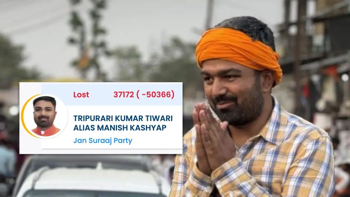 9.3 Million Subscribers & Only 37,000 Votes: YouTuber Manish Kashyap Loses Bihar Elections