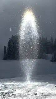 ‘It’s Gorgeous’: Skier in Austria Captures Rare ‘Sun Candle’ Phenomenon, Video Goes Viral