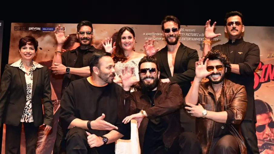 Kareena Kapoor Khan, Rohit Shetty, Arjun Kapoor