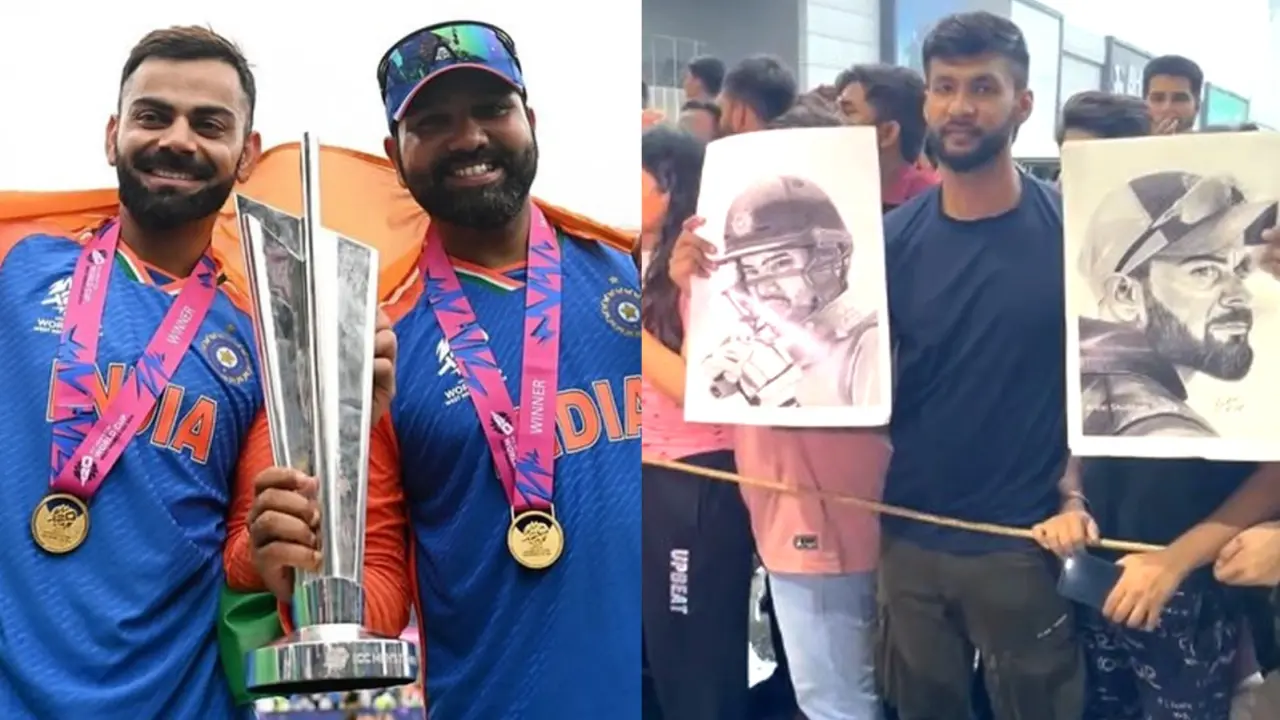 Virat Kohli, Rohit Sharma Fan