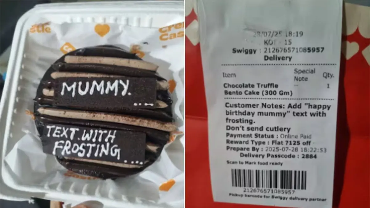 A Cake Message Error Made By A Delhi Bakery Becomes A Reddit Meme