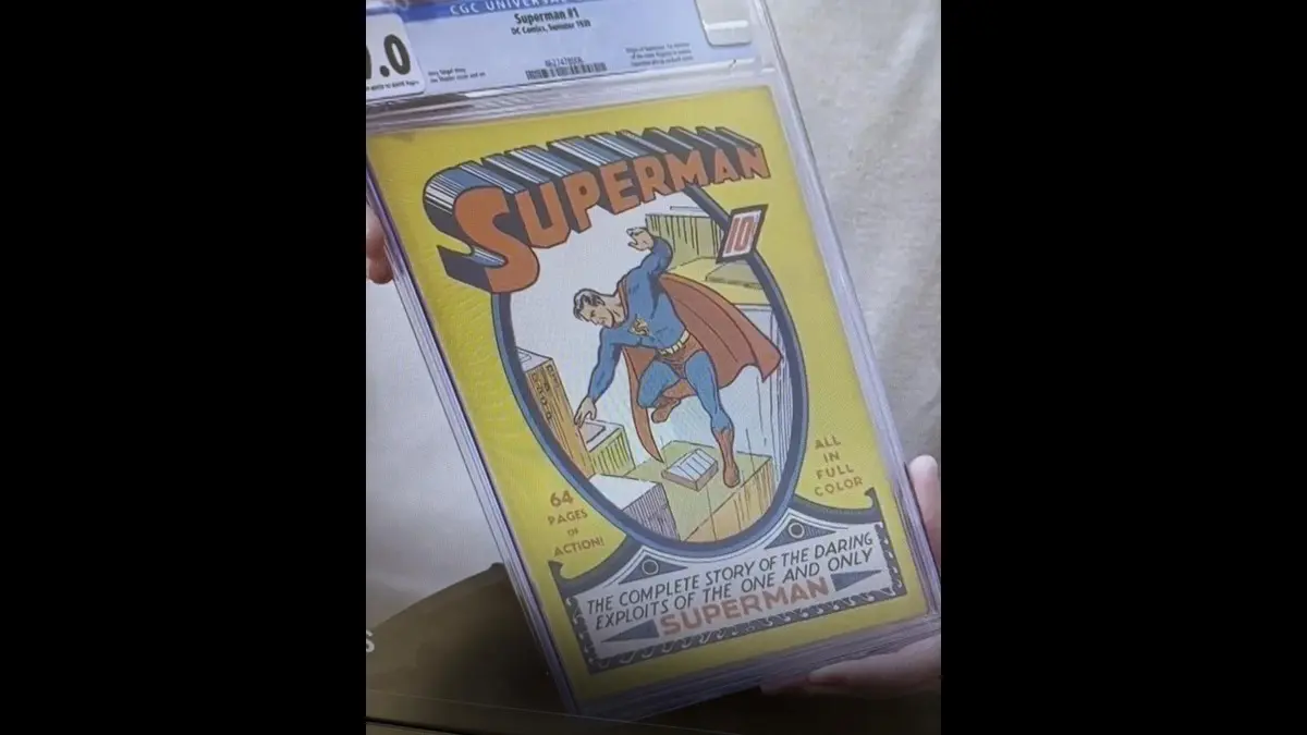 A copy of the first Superman issue netted $9.12 million this month at a Texas auction house