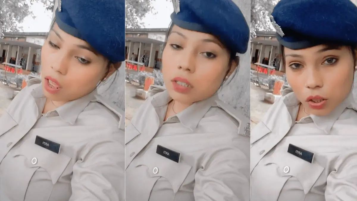 “Bihari…Thoda Limit Mein Rahiye” Female Constable’s Reel In Uniform Goes Viral, Sparks Outrage | Watch A female constable’s reel on “Bihari…thoda limit mein rahiye” in uniform goes viral, triggering debate on police discipline and rules in Bihar.
