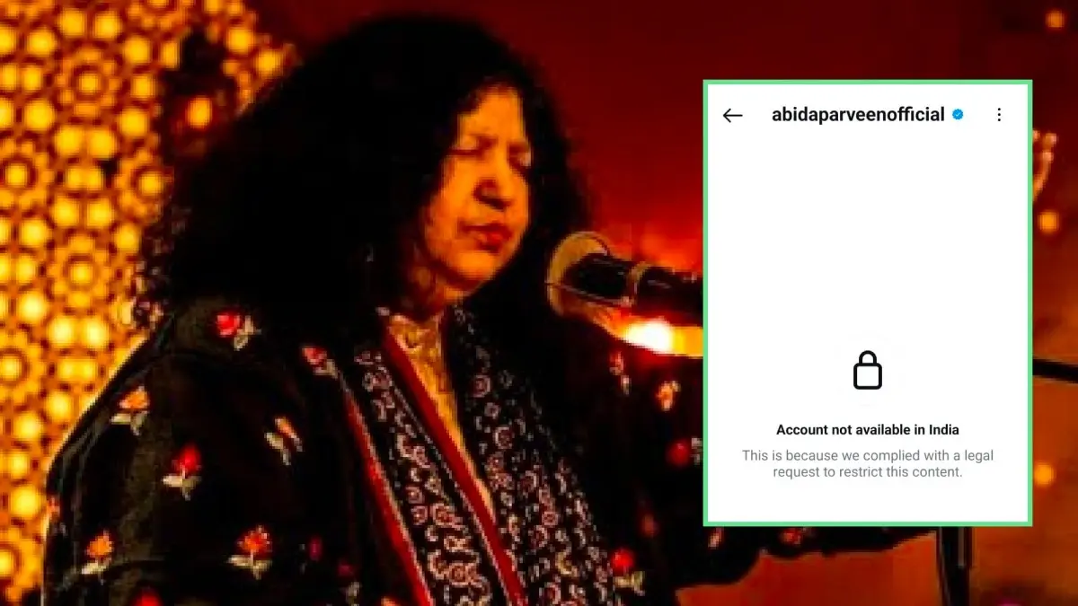 Who Is Abida Parveen? Pakistani Singer Whose Instagram Account Blocked In India A file photo of Abida Parveen.