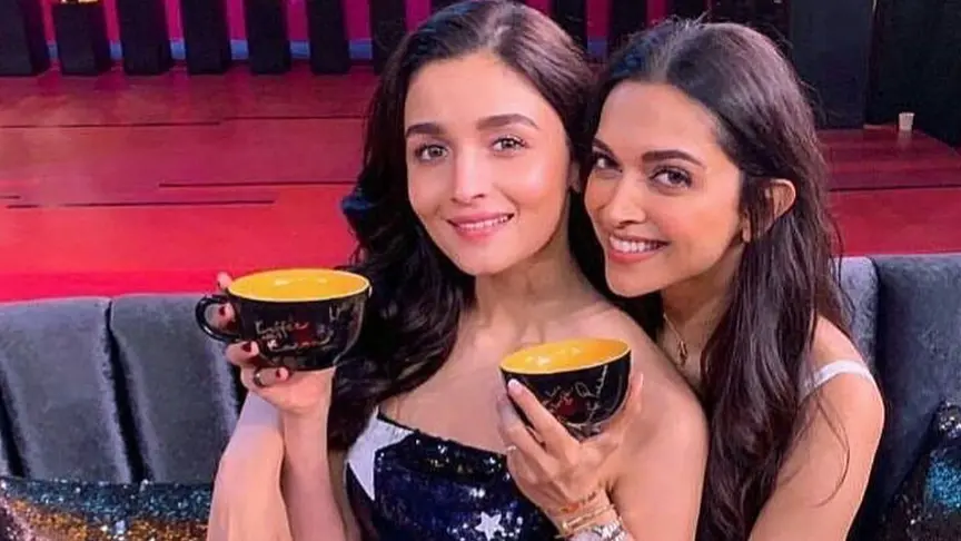 A file photo of Alia Bhatt and Deepika Padukone