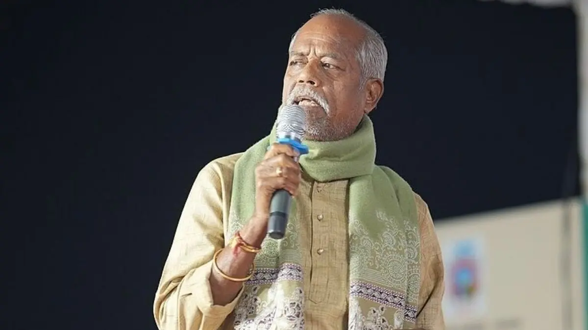 Poet Ande Sri, Author Of Jaya Jayahe Telangana, Dies At 64 A file photo of Ande Sri.