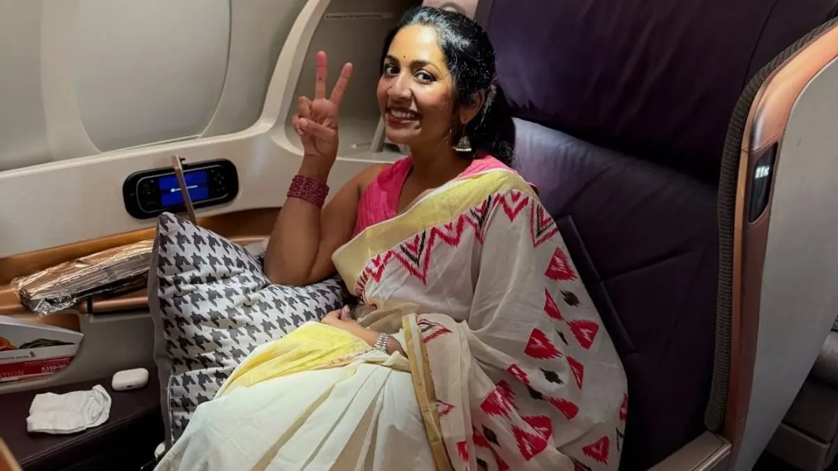 Malayalam Actress Navya Nair Fined ₹1.14 Lakh For Carrying Jasmine Flowers In Australia A file photo of Navya Nair.