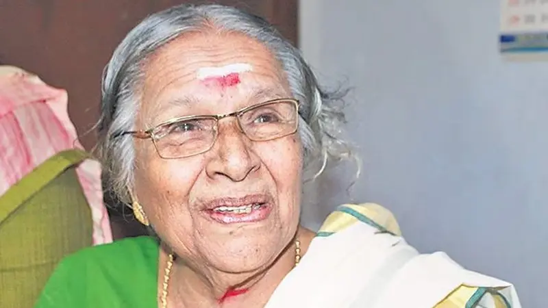 Malayalam Actress Neyyattinkara Komalam Dies At 96 Due To Heart-related Ailments A file photo of Neyyattinkara Komalam.