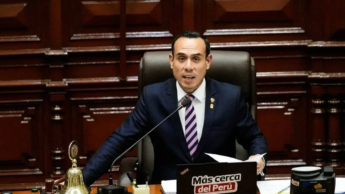 A file photo of President José Jerí