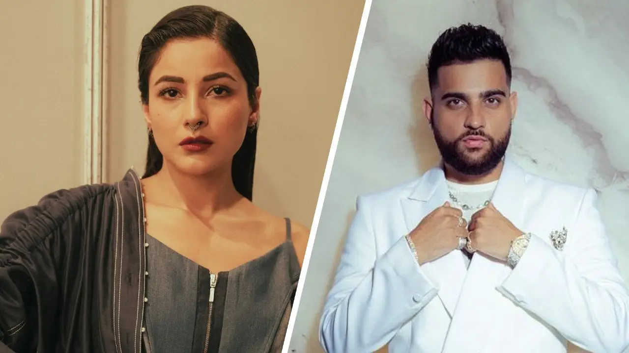 Very Disrespectful: Shehnaaz Calls Out Fans For Chanting Karan Aujla's Name During Her Performance A file photo of Shehnaaz Gill (L) and Karan Aujla (r)