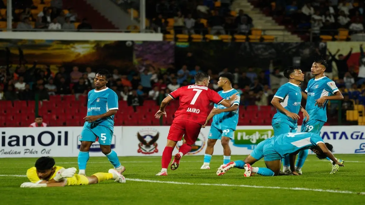 A glimpse from Durand Cup match between NorthEast United FC and Rangdajied United FC