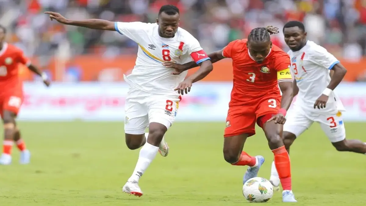 Kenya Shatter History with Stunning 1-0 Victory Over DR Kongo In African Nations Championship A glimpse of the match between DR Congo and Kenya